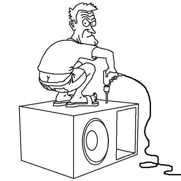 Нарисовать сабвуфер