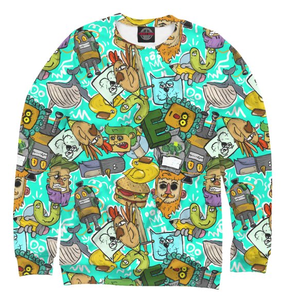 Толстовка с стикером