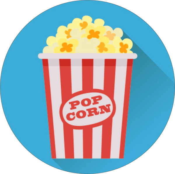 Иконки векторные попкорн
