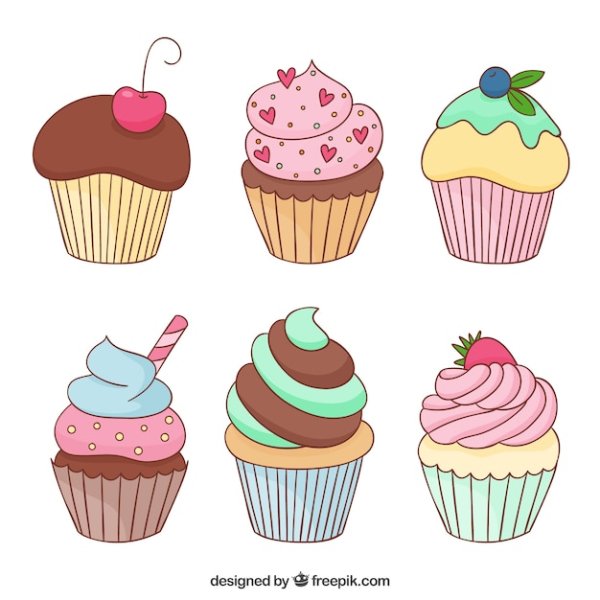 Пирожные для рисования