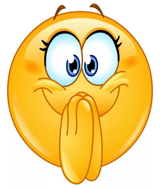 Воздушный поцелуй смайлик