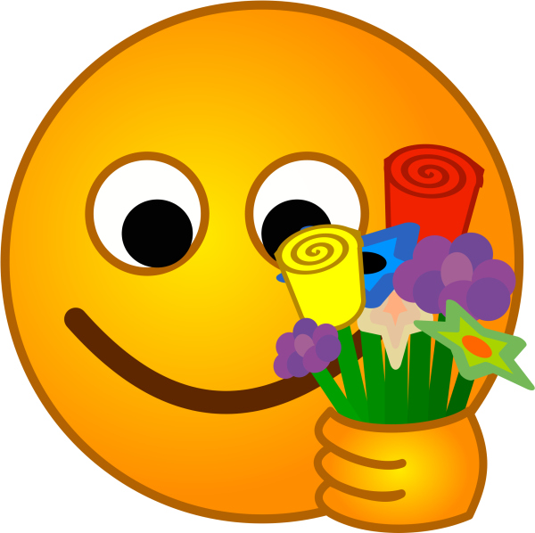 Довольная девушка рисунок