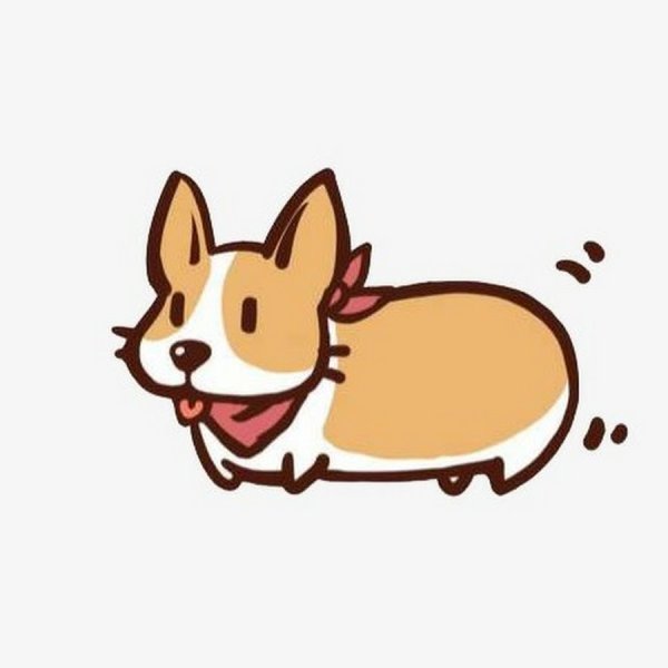 Корги логотип без фона