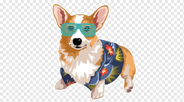 Мультяшный вельш корги пемброк