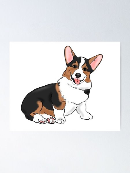 Вельш корги кардиган вектор