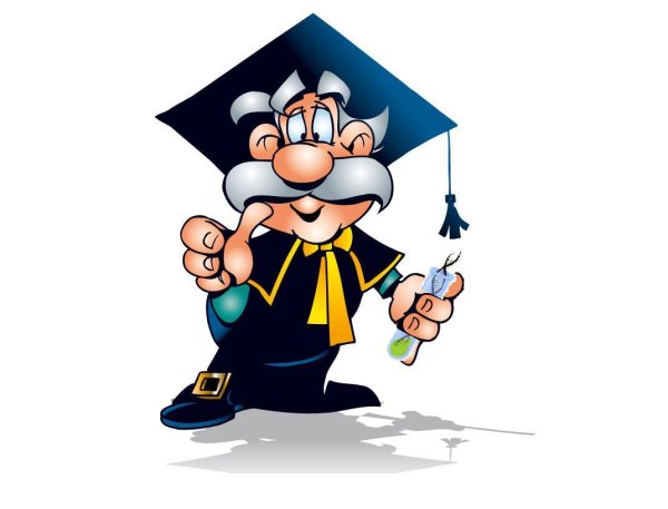 Ученый на прозрачном фоне