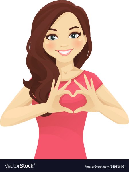 Думающая девушка мультяшная