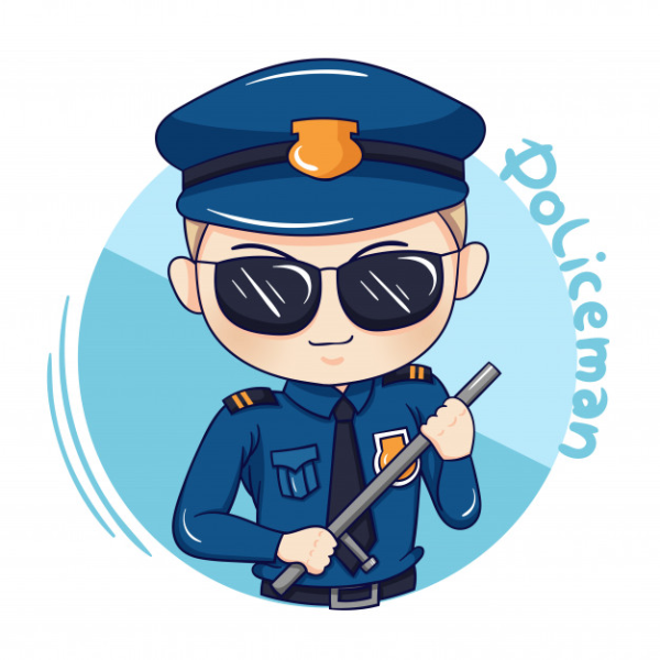 Наклейки для детей полицейские