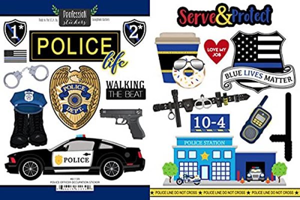 Наклейки полиция для детей