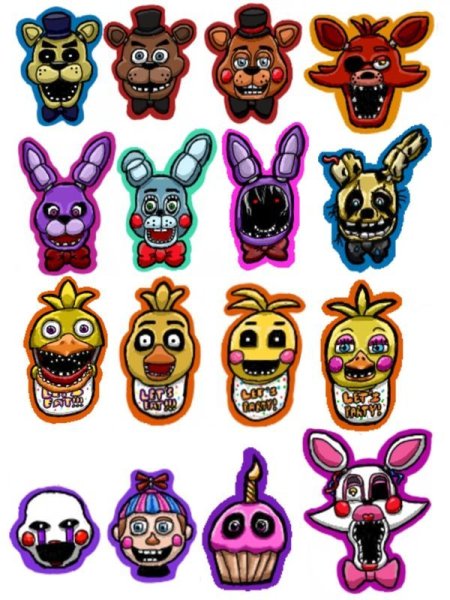 Стикеры Фредди ФНАФ