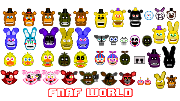 Наклейки с АНИМАТРОНИКАМИ