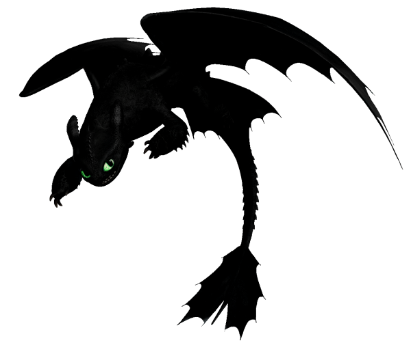 Силуэт дракона Беззубик