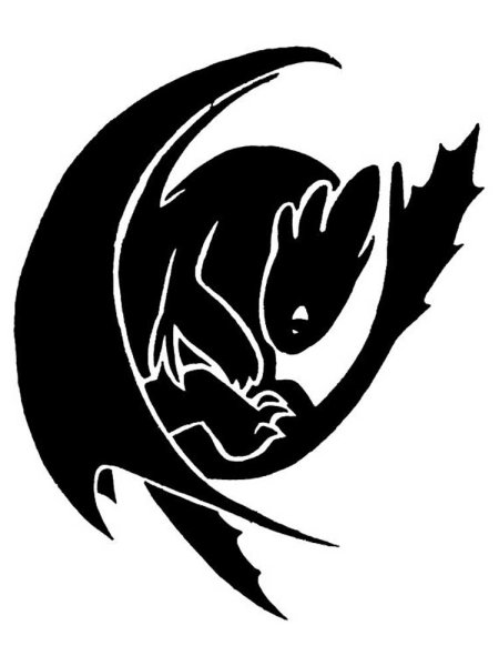 Тату черная фурия