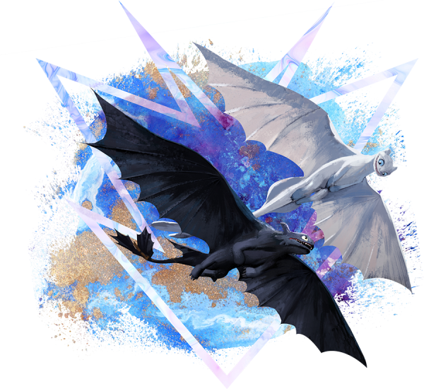 Дракон в полете арт