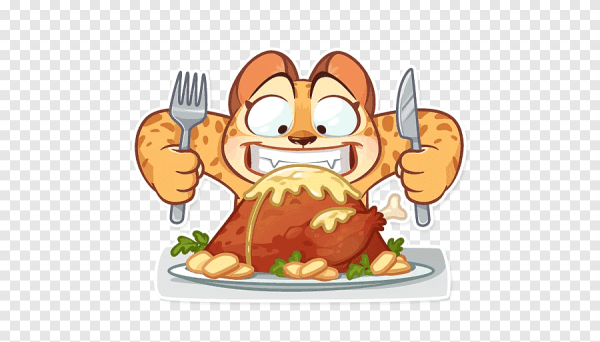 Стикеры ВК еда