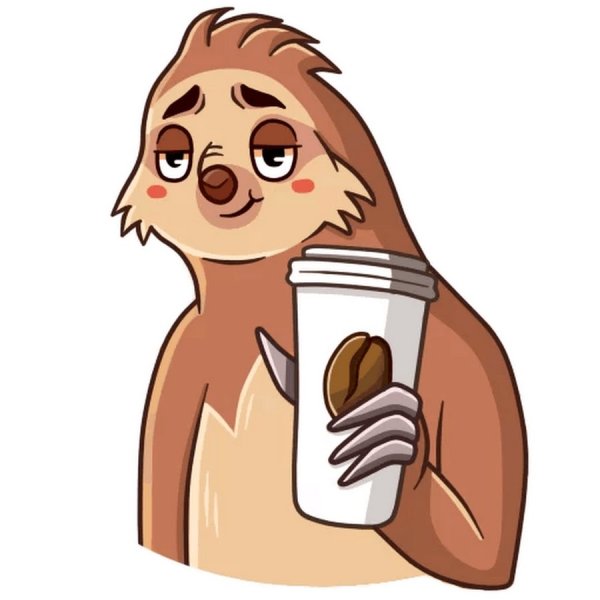 Уставший стикер