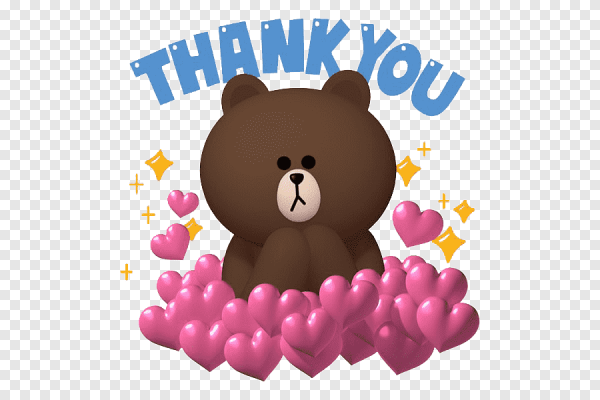 Стикер благодарю