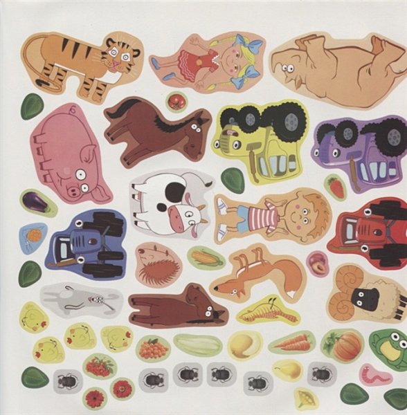 Синий трактор и животные