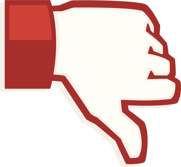 Знак дизлайк