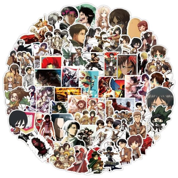 Стикеры атака титанов