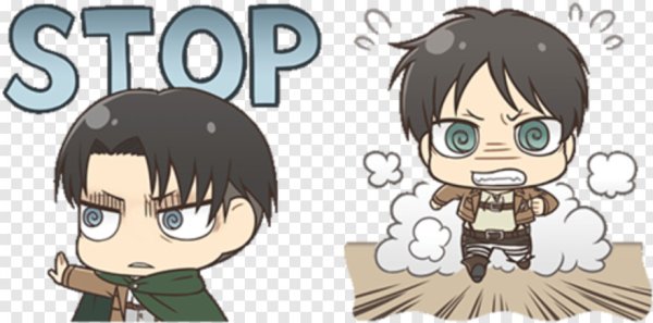 Стикеры атака титанов Леви