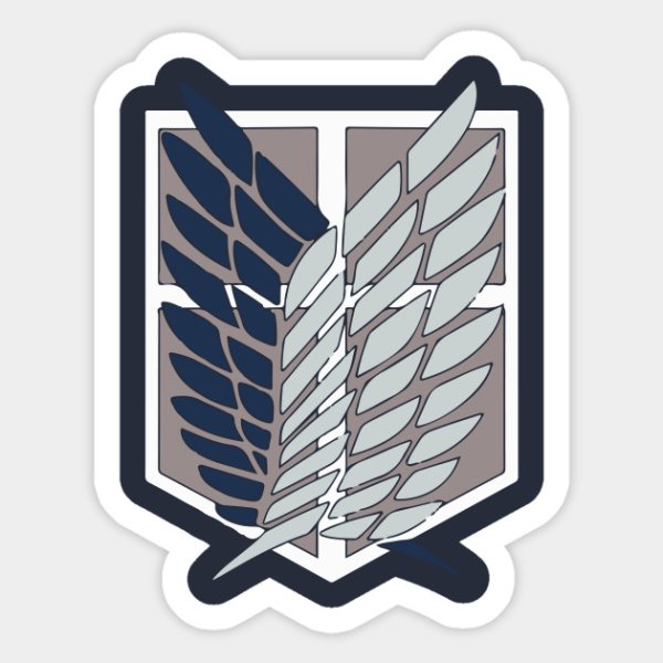 Стикеры атака титанов для распечатки