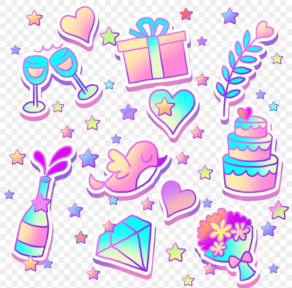 Стикеры на др