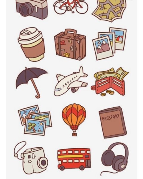 Стикер "путешествие"