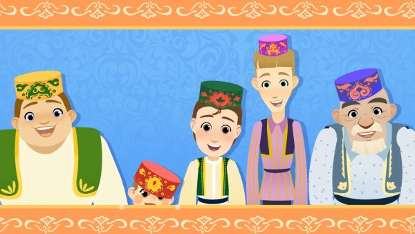 Тюбетейка Татарская вектор