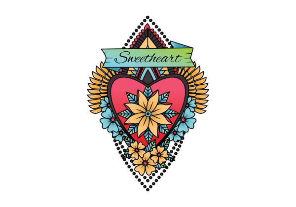 Олд скул тату