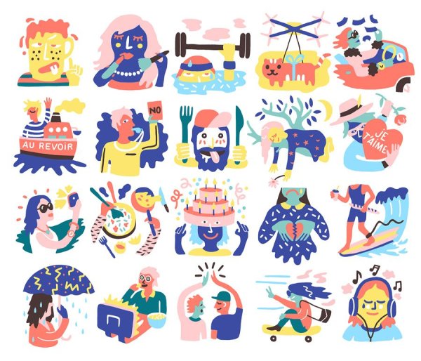 Наклейки в иллюстраторе