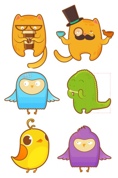 Adobe Illustrator Стикеры