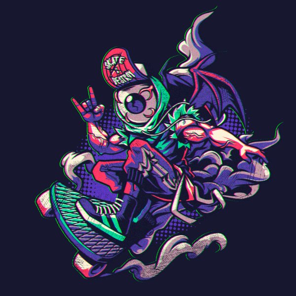 Котик в иллюстраторе