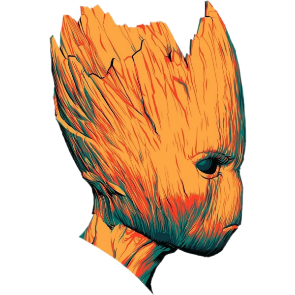 Стикеры ракета и Грут ВК