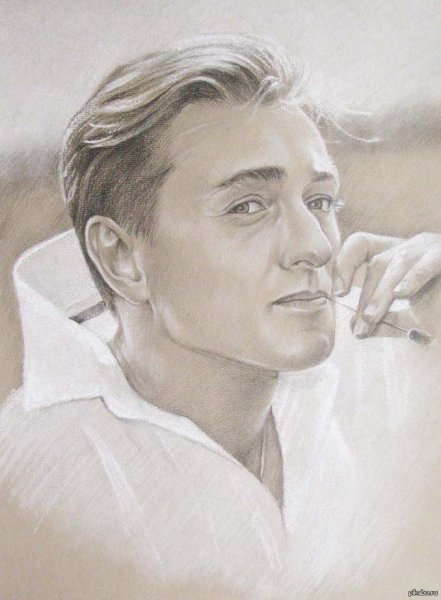 Сергей Безруков рисунок