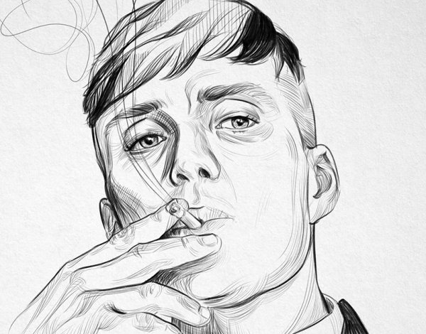 Томас Шелби эскиз