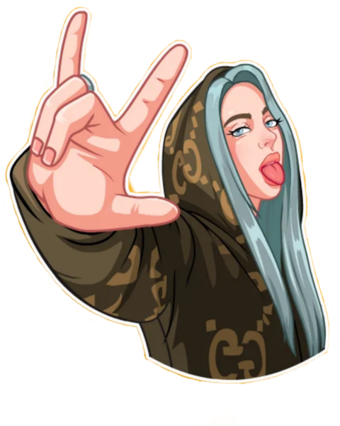 Стикеры Billie Eilish