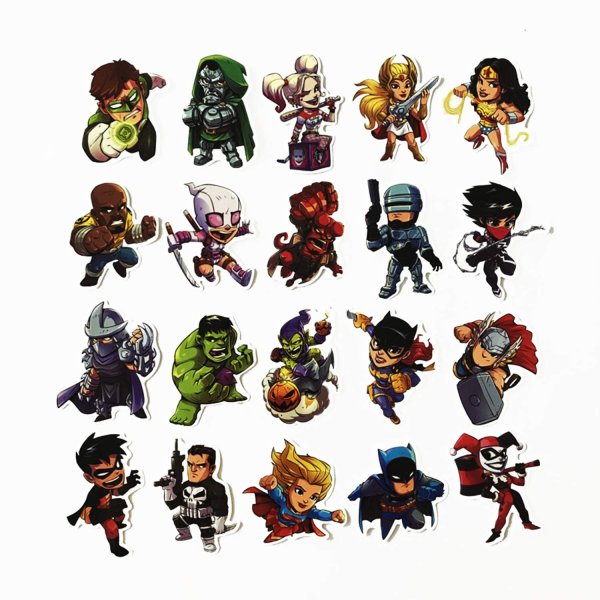 Набор стикеров Марвел