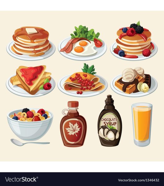Векторные иллюстрации еда