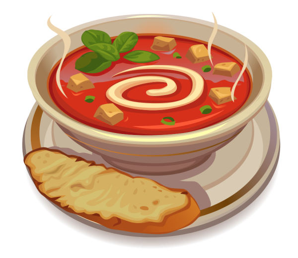 Суп мультяшный
