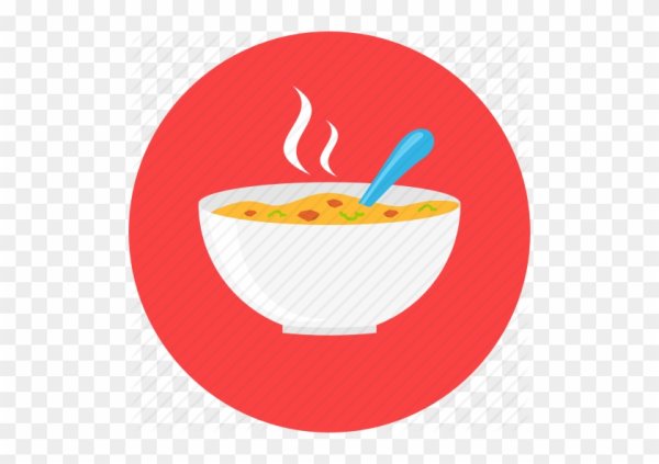 Тарелка с едой пиктограмма