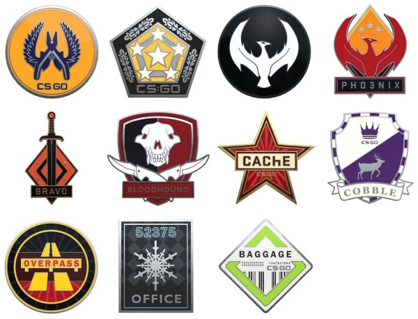 Наклейки из CS go