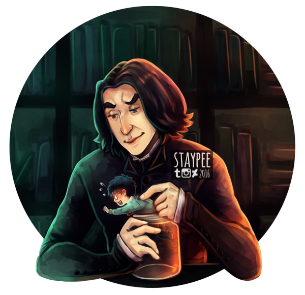 Гарри Поттер Чиби Снейп