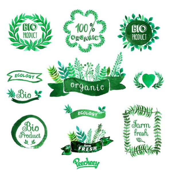 Лейбл для зелени