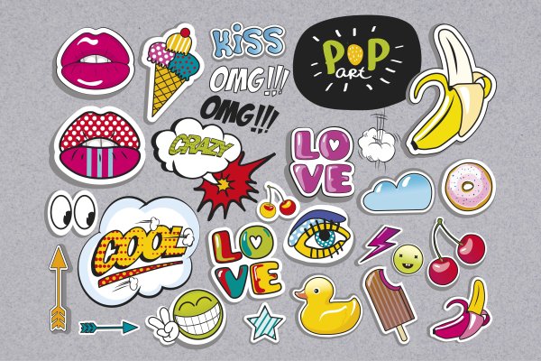 Поп арт элементы