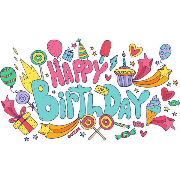 Стикеры э. с днем рождения