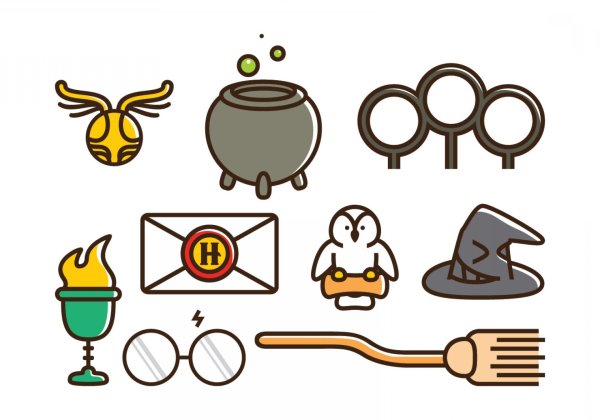 Гарри Поттер вектор