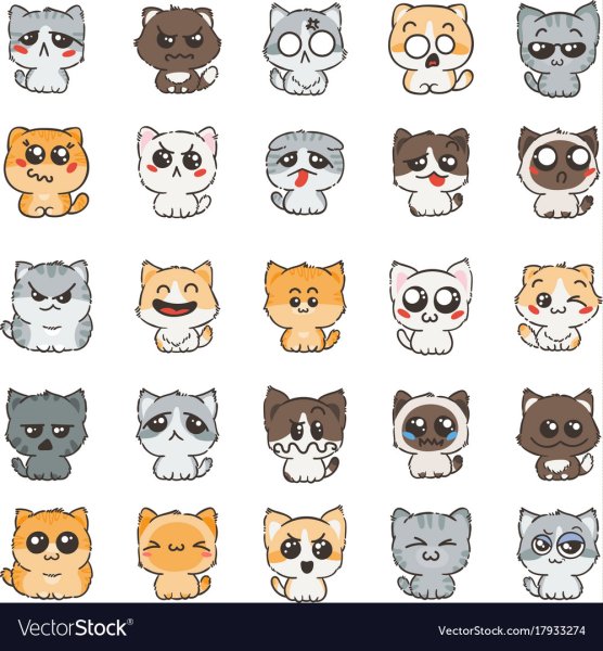 Наклейка - кошки