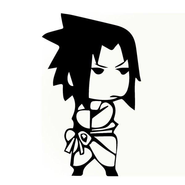 Наклейки аниме Наруто Саске Учиха