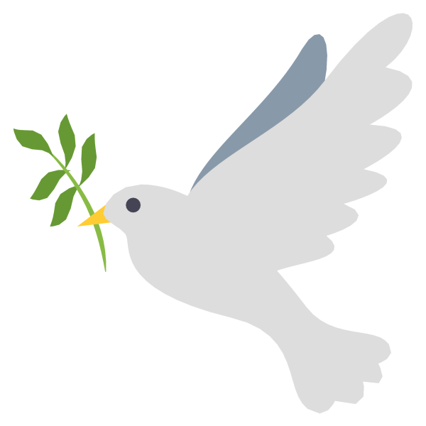 Голубь с веточкой